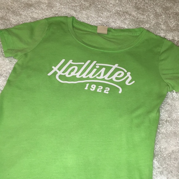 HOLLISTER T-short lime green XS - Picture 6 of 7